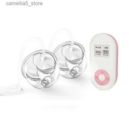 Breastpumps Electric Breast Pump Double Silent Wearable Automatic Milker USB Rechargable Hands-Free Portable Milk Extractor Baby Q231120