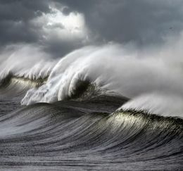 Wicked Ocean Storm Waves Crashing Paintings Art Film Print Silk Poster Home Wall Decor 60x90cm5089292