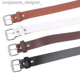 Belts 100cm kids belt PU Leather ceinture enfant Waist Belt Strs Boys girl Children Clothing children's accessories baby giftL231120