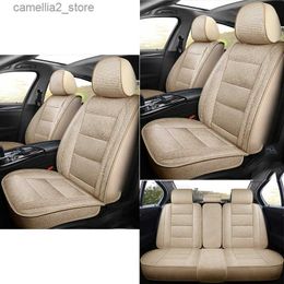 Car Seat Covers Universal Flax Car Seat Cover For Mercedes W203 W205 W204 W124 W164 W210 W211 Auto Accessories Interior Protector Pads Q231120