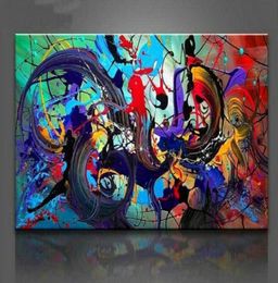 Hand Painted Abstract Painting Decorated Wall Art Draw for House Decoration No Frame Holiday Gifts to Friends or Customers4482928