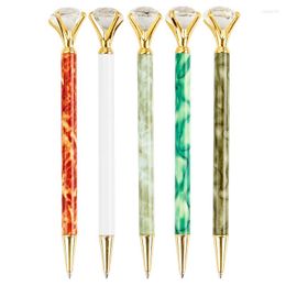 Creative Fashion Large Straight Metal Ballpoint Pen Office Stationery Novelty Pens For Writing