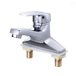 Bathroom Sink Faucets Washbasin Above Counter Basin Faucet Zinc Alloy Double Hole Single Handle