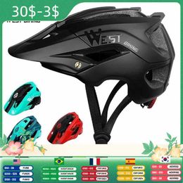Cycling Helmets WEST BIKING Ultralight Bike Helmet Safety Sports Cycling Vents Casco Ciclismo Protective Mountain Road Bicycle Men Women Helmet P230419