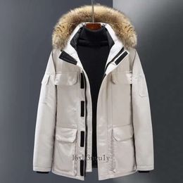 Designer Canadian Men Down Parkas Jackets Winter Work Clothes Jacket Outdoor Thickened Fashion Warm Keeping Couple Live Broadcast 2667