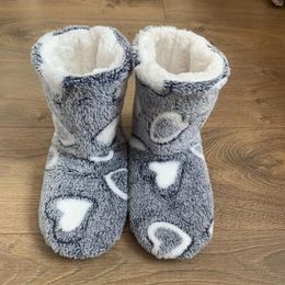 Slippers Winter Warm Home Christmas Cute Women/Men Kids Indoor Cotton Shoes Fashion Couple Non-slip Plush Floor Boots