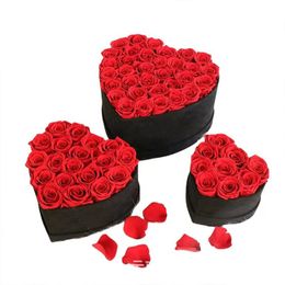 Party Supplies Eternal Rose in Box Preserved Real Rose Flowers With Box Set Romantic Valentines Day Gifts The Mother039s D6582058