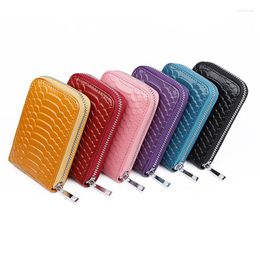 Wallets Women Wallet Solid Colour Large Capacity Multi Card Zero Purse Holder Handbag Portable Convenient Coin
