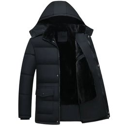 Men's Jackets Winter Coat Men Fashion Mens Parkas Thicken Male Thick Warm Hooded Windproof Man Jacket for Clothes Parka 231118