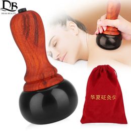 Full Body Massager Stone Electric Gua Sha Natural Needle GuaSha Scraping Back Neck Face Massage Relax Muscles Skin Lift Care Spa 231118