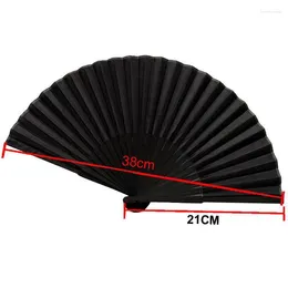 Decorative Figurines Folding Fans Black Dance Favour Style Party Vintage Hand Chinese Fan WeddingChinese