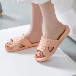 Slippers Summer Water Cubic Sandals Female Soft-soled Indoor Antiskid Lovers Household Eva Bathroom Bath Integrated Moulding