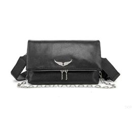 Evening Bags New Zadig Voltaire Designer tote bags Genuine Leather Wing Chain Bag Women Crossbody Business Simple Casual Fashion Outdoor Satchel Tote6 TGJ