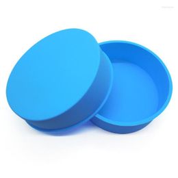 Baking Moulds 4 Inch Silicone Cake Mold Round Shape Bread Pan Tray Muffin Cupcake Pans Pastry Tools