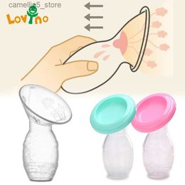 Breastpumps Baby Feeding Manual Breast Pump Partner Breast Collector Automatic Correction Breast Milk Silicone Pumps Q231120