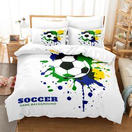 Bedding Sets Competitive Sports Set Boy Duvet Cover Soft And Warm King Quilt Children's Double