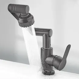 Bathroom Sink Faucets Basin Faucet Rotation Multi-function Stream Sprayer Cold Water Mixer Wash Tap For