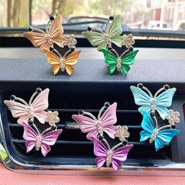 Butterfly Air Scownener Car Cheiro natural cheiro de ar condicionado Fragrância Fragrância Acessórios automóveis Difusores de óleos essenciais