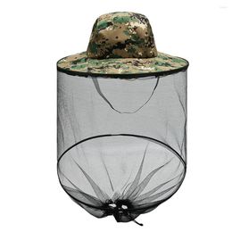 Hunting Jackets Net Hat Outdoor Face Mesh Resistance Protector Head Cap Bee Camping & Hiking Ultralight Back Pack