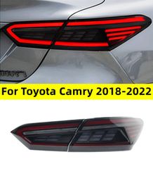 LED Taillight Assembly For Toyota Camry 20 18-20 22 Car Light Rear Tail Lamps DRL Start-up Dynamic Lights Turn Signal
