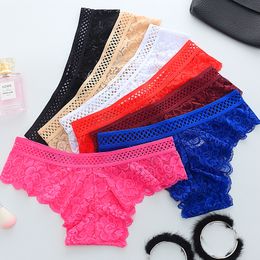 Women's Panties 5pcs/lot Women Panties Cheecky Girls' Underwear Female Briefs Hollow Seamless Underpants Sweet Brand Inttimo Bragas XS-L 3303nP5 230420