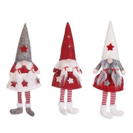 Christmas Decorations Household Christmas Decorations Dolls Faceless Doll Window Decoration Party Supplies Drop Delivery Home Garden F Dhhw1