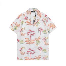Men Designer Shirts Summer Shoort Sleeve Casual Shirts Fashion Loose Polos Beach Style Breathable Tshirts Tees Clothing#38