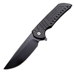 Top Quality Mordax Flipper Tactical Folding Knife CPM-20CV Black Blade CNC Aviation Aluminum Handle Outdoor EDC Pocket Folder Knives