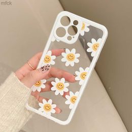 Cell Phone Cases Daisy Flowers Phone Case For iPhone 11 Case iPhone 13 14 Pro Max 12 Pro XS Max XR X 7 8 Plus 12 13 Mini SE Colourful Clear Cover