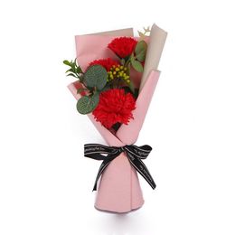 Party Favour Soap Flowers Party Favour Carnation Bouquet Mothers Gifts Valentines Day Gift For Girlfriend Artificial Flower 3Pcs Drop De Dhlif