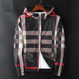 2023 Fashion Designer Mens Jacket Goo D Spring Autumn Outwear Windbreaker Zipper Clothes Jackets Coat Outside Can Sport Size M-3XL Men's Luxury High Quality