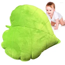 Pillow Leaf Shaped Throw Cosy 3D Plush Soft Fluffy Plant Aesthetic Backrest For Children's Room