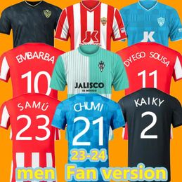 23 24 Almeria Mens Soccer Jerseys L. SUAREZ SAMU MENDES EL 2023 2024 Home Away 3rd Football Shirt BILAL EMBARBA DYEGO SOUSA AKIEME ARNAU men Football Shirt Juan Villar