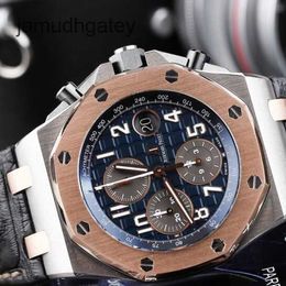 Ap Swiss Luxury Watch Royal Oak Offshore 26471sr Automatic Mechanical Men's Watch Dial 42mm Precision Steel/18k Rose Gold Complete Set Nj16