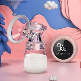 Breastpumps Portable Electric Breast Pump Baby Breast Feed Milker Milk Bottle Mom Automatic Electric Milker Comfort Breastfeeding BPA Free Q231120