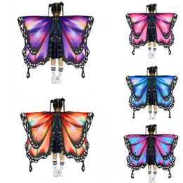 Scarves Magician Cloak Cosplay Costumes Robes Butterfly Wing Cape For Kids Holiday