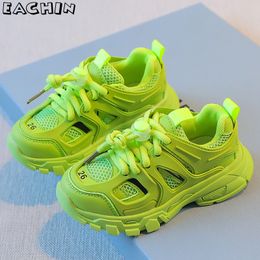 Sneakers Children's Sneakers Spring Autumn Sport Running Shoes for Kids Boys Girls Fashion Clunky Sneakers Non-slip Breathable Shoes 230419