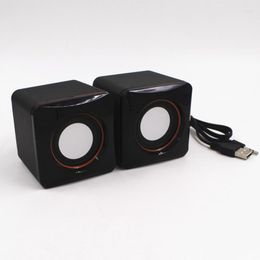 Combination Speakers 1 Pairs Mini Computer Speaker USB Wired Universal Stereo Sound Surround Loudspeaker For PC Laptop Notebook