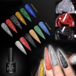 Nail Gel 8ml DIY Diamond Dazzling Varnish Hybrid Semi Permanent Base For Top Polish Painting Glitter Manicure Art