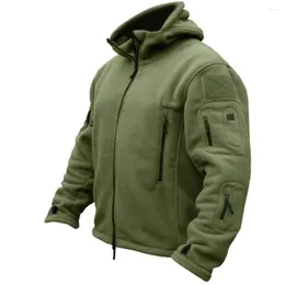 Men's Jackets LZOASIS Outdoor Warm Fleece Cold Proof Charge Solid Colour Hooded Waterproof Heated Racer Vintage Tactical