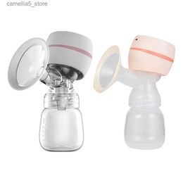 Breastpumps Breast Pump Electric 3W 180ml USB Rechargeable Baby Breastfeeding Bottle Adjustable Portable Milk Collector White Q231120