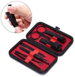 Nail Art Kits 79pcsset Professional Pedicure Scissors Tweezer Knife Ear Pick Manicure Set Stainless Steel Clipper Kit Tools6786581