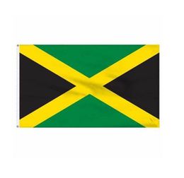 Jamaica Flags 3x5FT National Banners For Decoration Gift Double Stitching Indoor Or Outdoor Polyester Advertising Promotion7728940