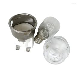 Lamp Holders 2Set E14 High Temperature Resistance 300 Celsius 250V 25W Oven Holder Lighting Ceramic Head