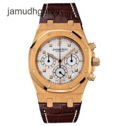 Ap Swiss Luxury Watch Royal Oak Series 18k Rose Gold Automatic Mechanical Chronometer Men's Watch 26022or Oo D088cr.01 57y8