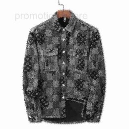 Men's Jackets Designer 2023 Men Coats Jacket Panelled Denim Jacquard Letter paris long sleeve women black M-3XL Q93F