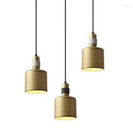 Pendant Lamps Vintage Led Nordic Crystal Chandeliers Ceiling Industrial Lighting Light Deco Maison Kitchen Dining Room