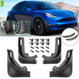 Mudflaps Mud Flaps Splash Guards Mudguards Front Rear Fender Protector for Tesla Model Y 2021 2022 2023 Model 3 Model3 2016-2023