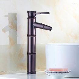 Bathroom Sink Faucets Copper Antique Basin Faucet Cold Brass Wash Mixer With Pull Out Single Handle Oil Rubbed Bronze