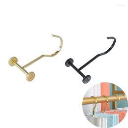 Hooks 20pcs Fabric Sample Hook Organizer Storage Hanger Metal Cabinet Rod Hanging Rack Decor Home Curtain Clothes